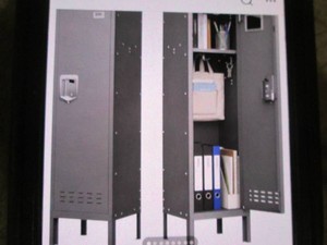 Metal storage locker
