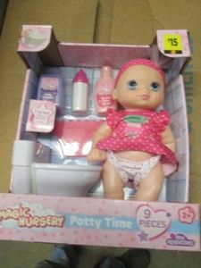 Potty time doll