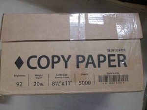 5000 Sheets of copy paper