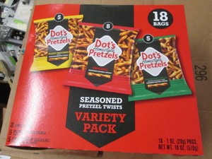 18 Pack variety Dots pretzels