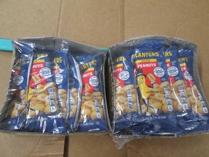 24 1.75 Oz Planters salted peanuts dated June 26