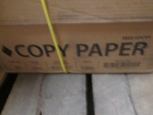 5000 Sheets of copy paper