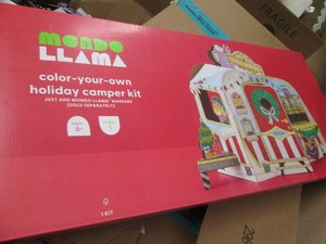 Color your own holiday camper kit