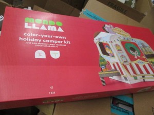 Color your own holiday camper kit