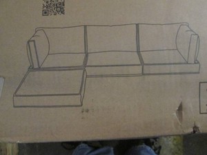 9 Piece outdoor furniture replacement cushions navy blue