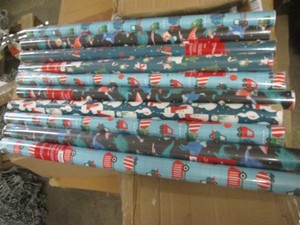 Lot of assorted wrapping paper