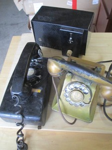 Vintage phones and radio