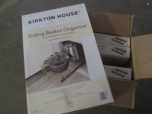 4 Pack of sliding basket cabinet organizers