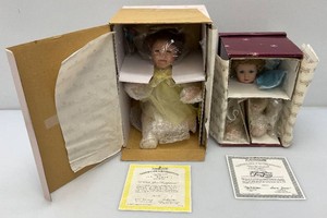 Misc. Collectible Ashton Drake Porcelain Dolls Includiing I Wish You Happiness And Malaysia In  Original Boxes