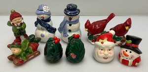 Misc. Christmas Related Collectible Salt & Pepper Shaker Sets