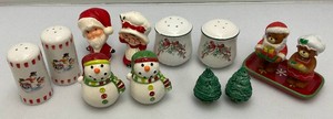 Misc. Christmas Related Collectible Salt & Pepper Shaker Sets