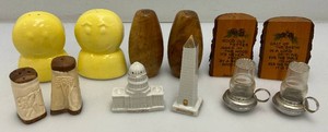 Misc. Collectible Salt And Pepper Shaker Sets Including Bone Carved And More
