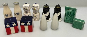Misc. Collectible Salt And Pepper Shaker Sets Including Lighthouse And More