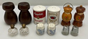 Misc. Collectible Salt And Pepper Shaker Sets Including Cambells Soup And More