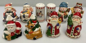 Misc. Christmas Related Collectible Salt & Pepper Shaker Sets