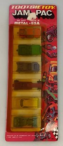 Vintage Collectible Tootsie  Toy Miniature Die Cast Cars In Original Pack (Factory Sealed) Plastic Yellowed