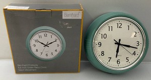 9.5 Green Retro Clock In Original Box