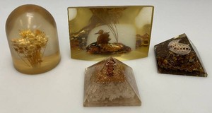Misc. Vintage Lucite Paperweights