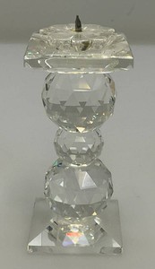 Vintage Retired Swarovski Candlestick 3.5 With Old Marking