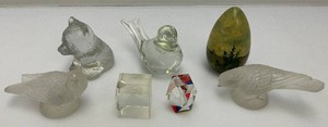 Misc. Vintage Miniature Glass Birds And More