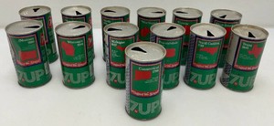 Vintage 1976 United We Stand 7Up Bicentennial Year State Cans