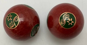 1 34 Vintage Oriental Cloisonne Meditation Balls