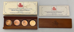 Commemorating The Quincentennial Of The Discovery Of America Official 4-Coins
