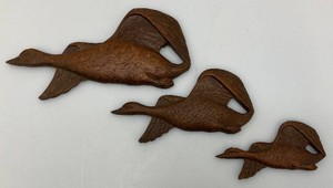 Vintage Casted Duck Wall Hangings 5, 7 & 9