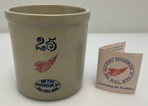 Vintage RED WING Celebrates Grand Excursion 2004 The Spirit Of The River Miniature Crock 4.5 With Card