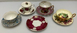 Misc. Vintage Collectible Teacups And Saucers Including Royal Albert, Taylor Kent And More And More