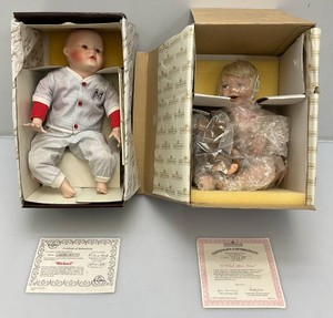 Misc. Collectible Ashton Drake Porcelain Dolls Includiing I Wish You Love And Michael In  Original Boxes