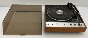 Vintage Wood SONY Stereo Phonograph Hp-150A Needs Work