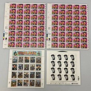 Two Sheets Of ELVIS Collectible Stamps