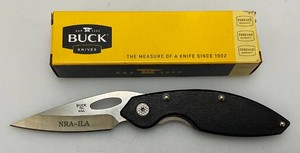 New NRA-ILA  Buck Brand Pocket Knife With 3 Blade