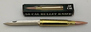 New Unique United Cutlery 50 Cal. Bullet Folding Pocket Knife With 4 18 Blade