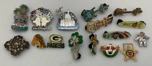 Vintage Collectible Disney, Hard Rock Pins And More