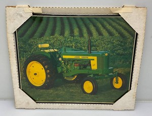16 x 20 Framed John Deere 520 Tractor Photo New In Pack