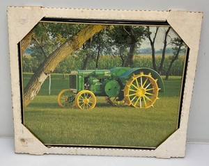 16 x 20 Framed John Deere Model D Tractor Photo New In Pack