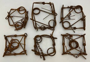 Misc. Vintage Conibear Traps 5- 6