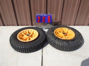 Pair of wheel & tires. As shown.
