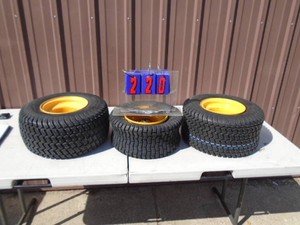 Qty of 3 garden tractor tires. 2 are 18 x 8.50 � 8. As shown.