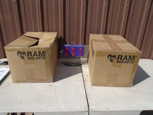 Qty of 2 Ram mounts. See picture. As shown.