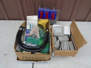 Washer hoses & post caps. As shown.