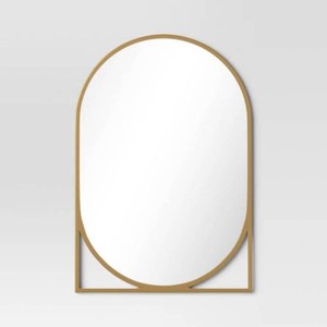 Size 20 x 30 - 20 x 30 Decorative Wall Mirror Gold - Threshold