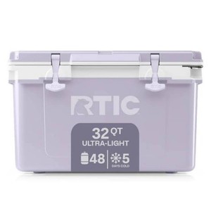 RTIC Outdoors 32 QT Ultra-Light Hard Sided Cooler - Lilac: Compact Outdoor Beverage Storage