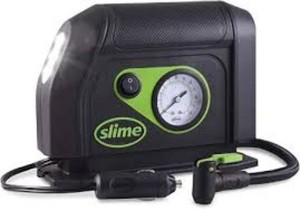 Slime 12V Tire Inflator with Dial Portable Automotive Car Accessory, Black, 1 Year Warranty
