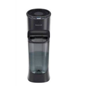 Honeywell Removable Top Fill Tower Humidifier HEV620 Cool Mist, 3 Settings, Adjustable Humidity, Portable, Black, ETL Listed
