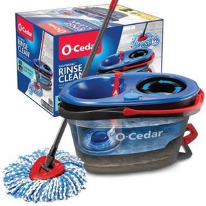 O-Cedar RinseClean Spin Mop & Bucket System Cleaning Tools and Accessories