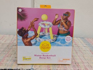 Sun Squad Inflatable Water Basketball Hoop Set