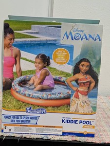Disney Moana Kiddie Pool Inflatable, Toddler, PVC, Age 3